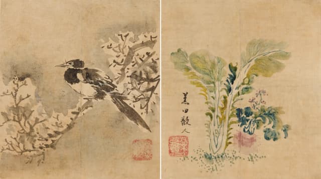 화조도·배추